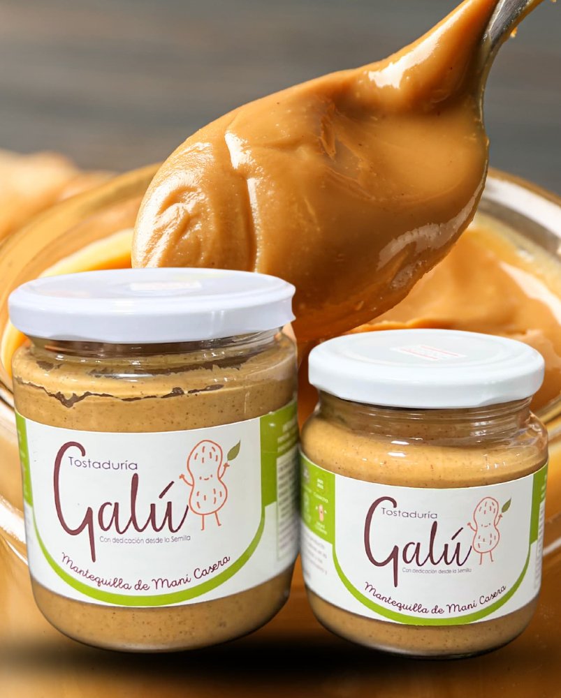 Mantequilla de Mani Galú 1000mg Sabores