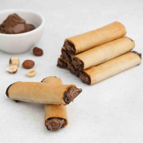 Barquillos nutella