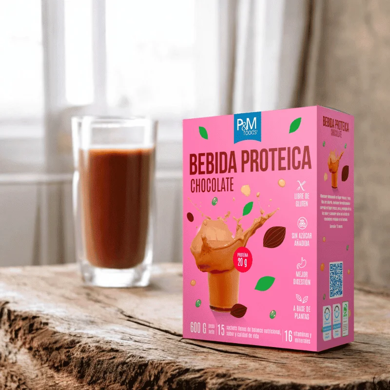 Bebida Proteica Chocolate 600g NutriActiv