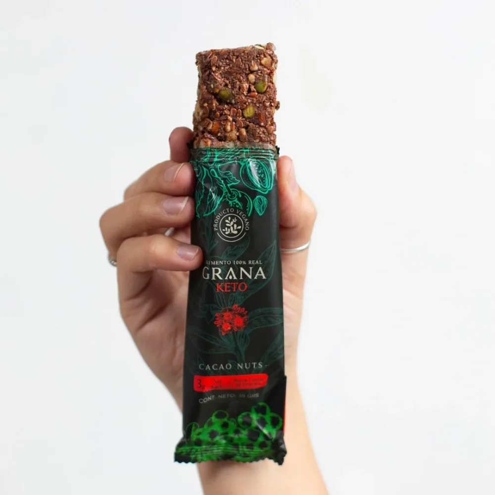 Barrita Keto Chocolate Nuez 40grs Grana