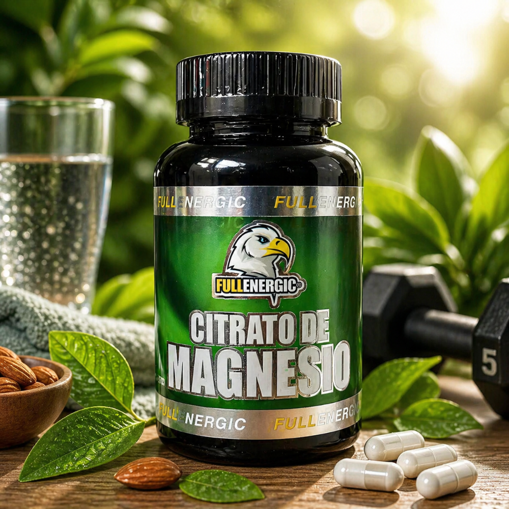 Citrato de Magnesio 400mg 90 Capsulas Full Energic