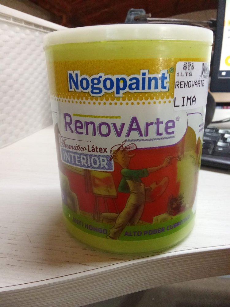 Nogopaint  1 litros Renovarte Latex  Interior LIMA