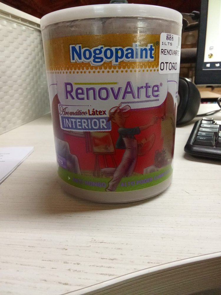 Nogopaint  1 lts Renov Latex  Interior OTOÑO