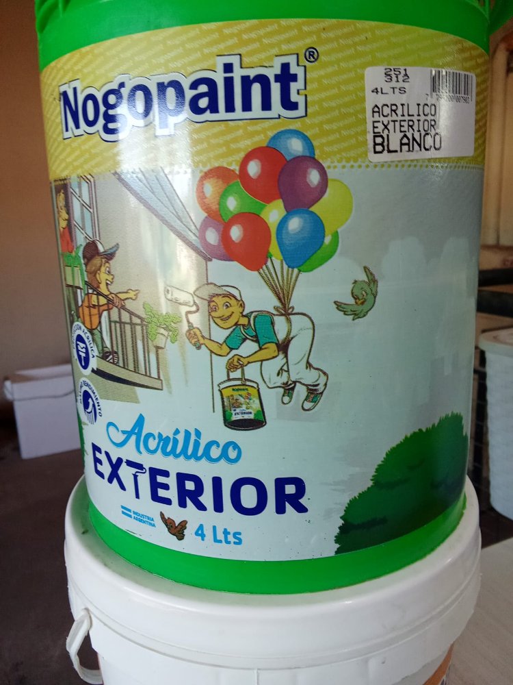Nogopaint 4 litr Acrilico Exterior Blanco