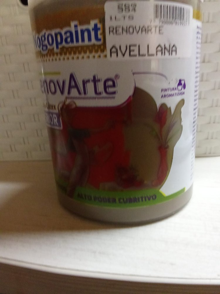Nogopaint 1 lts Reno Latex Inter AVELLANA