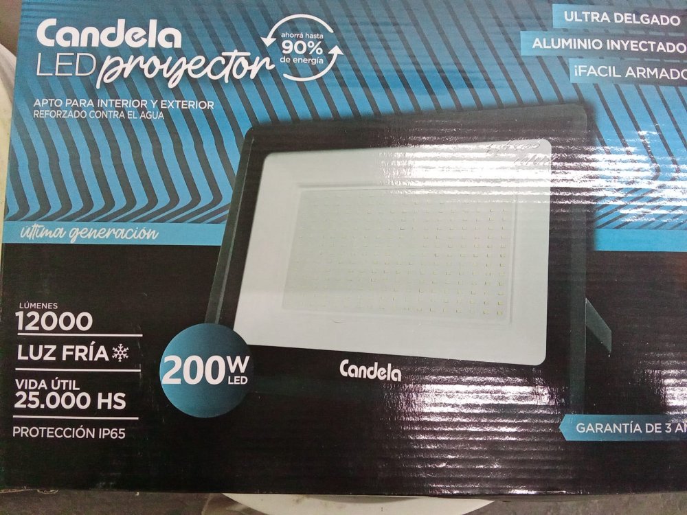 CANDELA LED PROYECTOR DE 200W PARA INTERIOR - EXTERIOR