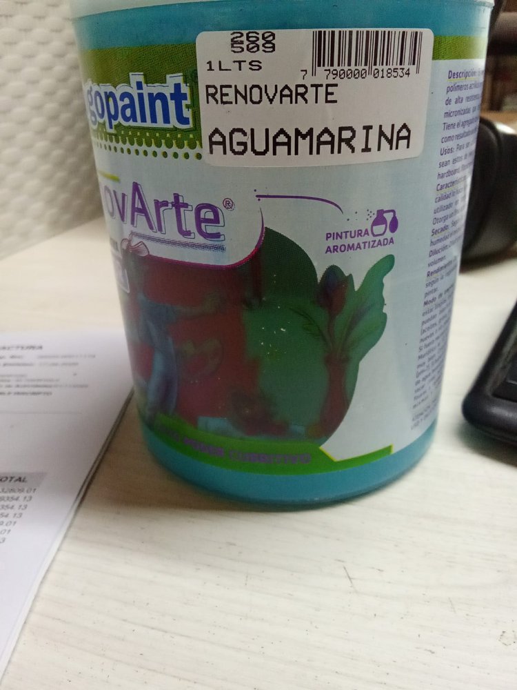 Nogopaint 1Lts Reno Latex Inter AGUAMARINA