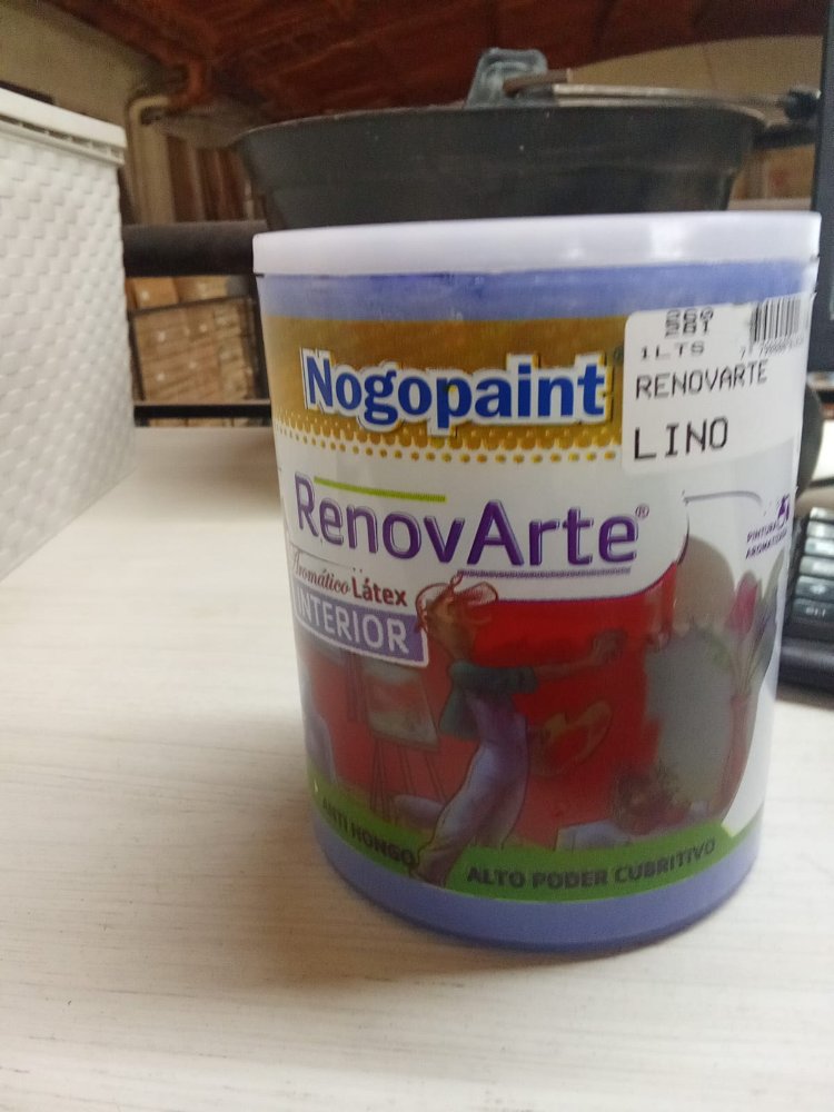 Nogopaint  1 litros Renovarte Latex  Interior Lino