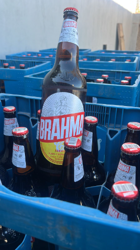 Cerveza Brahma 1L x cajón