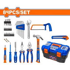 Caja set de herramientas manuales 84 pzs wadfow