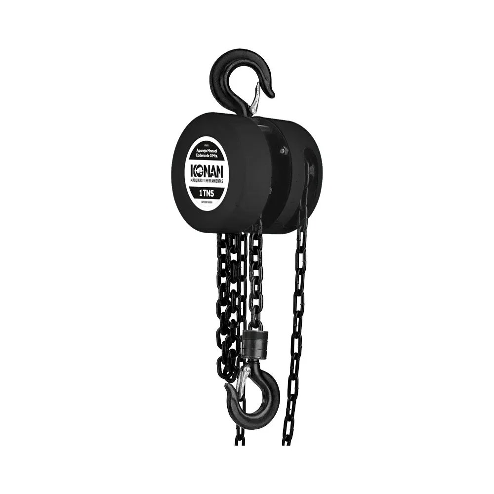 Aparejo manual 1tn 3 metros de cadena konan
