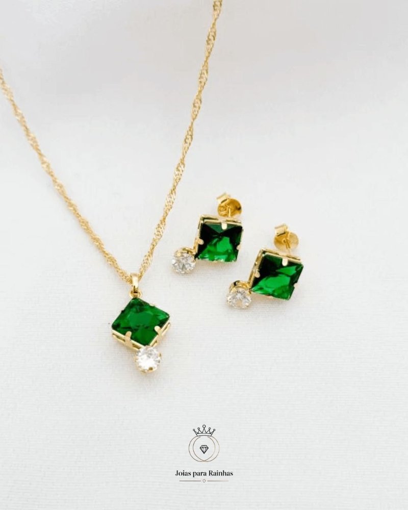 Conjunto Cristais Quadrados