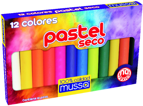 Gis Pastel Mussa 12 colores