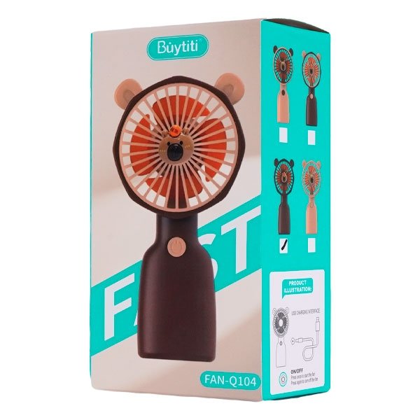 Mini Ventilador Portátil con Diseño de Capybara