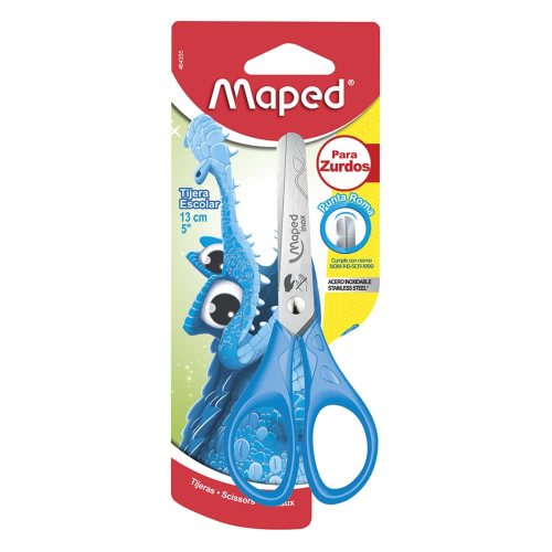 Tijera escolar para zurdos essentials de 13cm – Maped