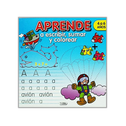 Aprende a escribir, sumar y colorear