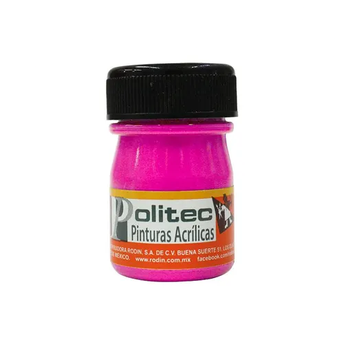 Pintura Acrílica Fluorescente Politec L/800 20 Ml