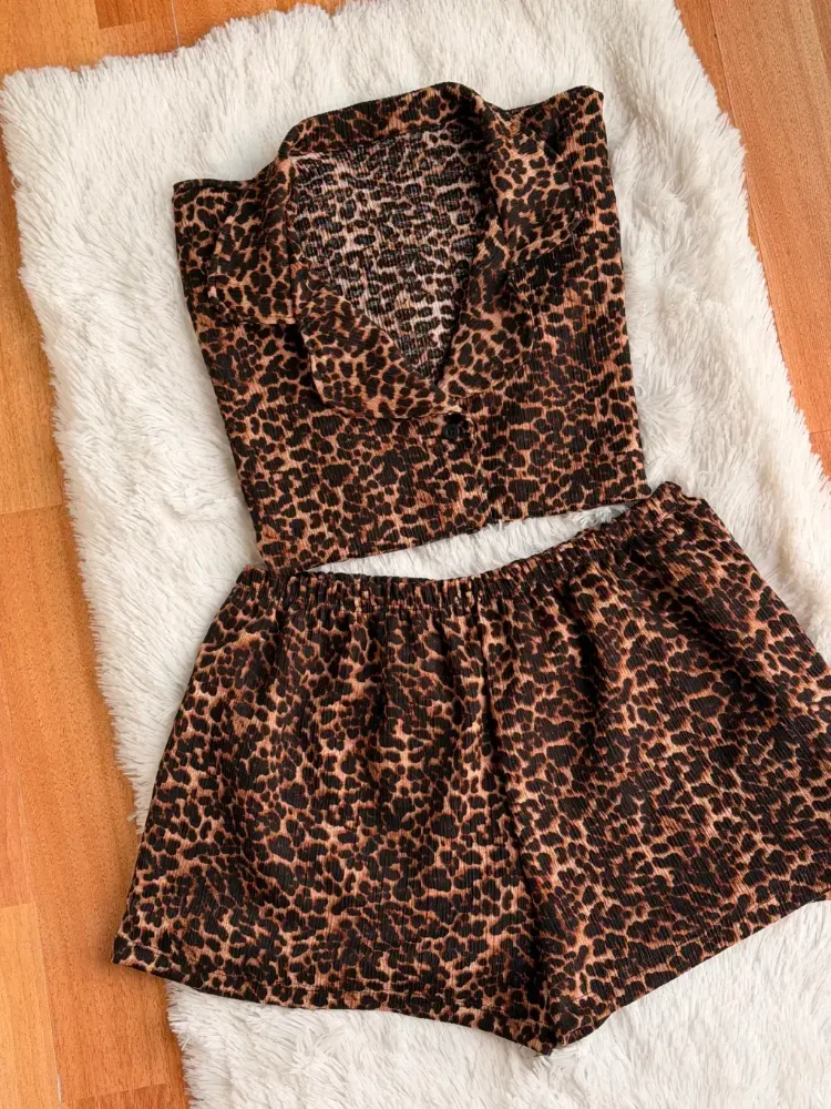 Pijama camisero ( print )