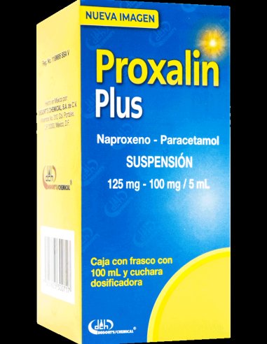 Proxalin Plus Suspensión (Naproxeno-Paracetamol)