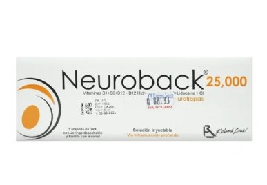 Neuroback inyectado x1 dosis MX