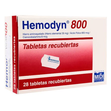 Hemodyn x28 tabletas