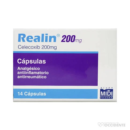 Realin x14 tabletas (celecoxib) 200mg