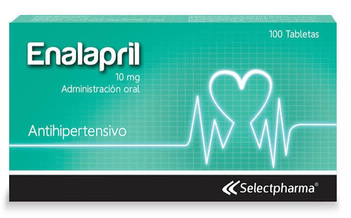 Enalapril tab x10mg caja x100 selectpharma