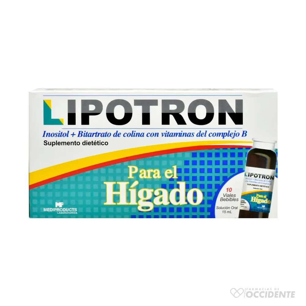 Lipotron x10 Ampollas B,B (Mediproducts)