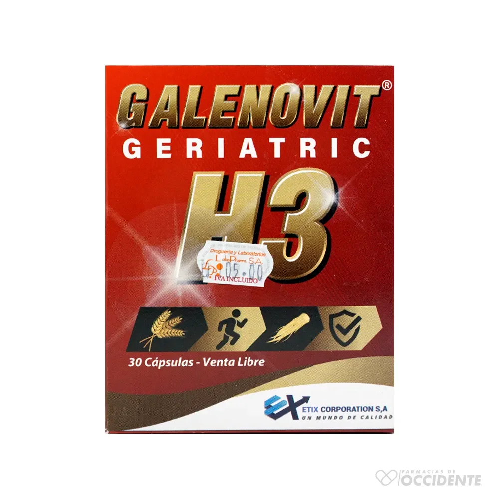 galenovit geriatrico natural x30 capsulas