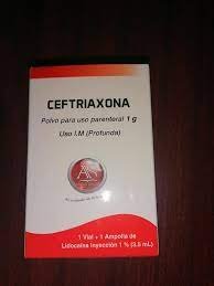 ceftriaxona de argus 1g