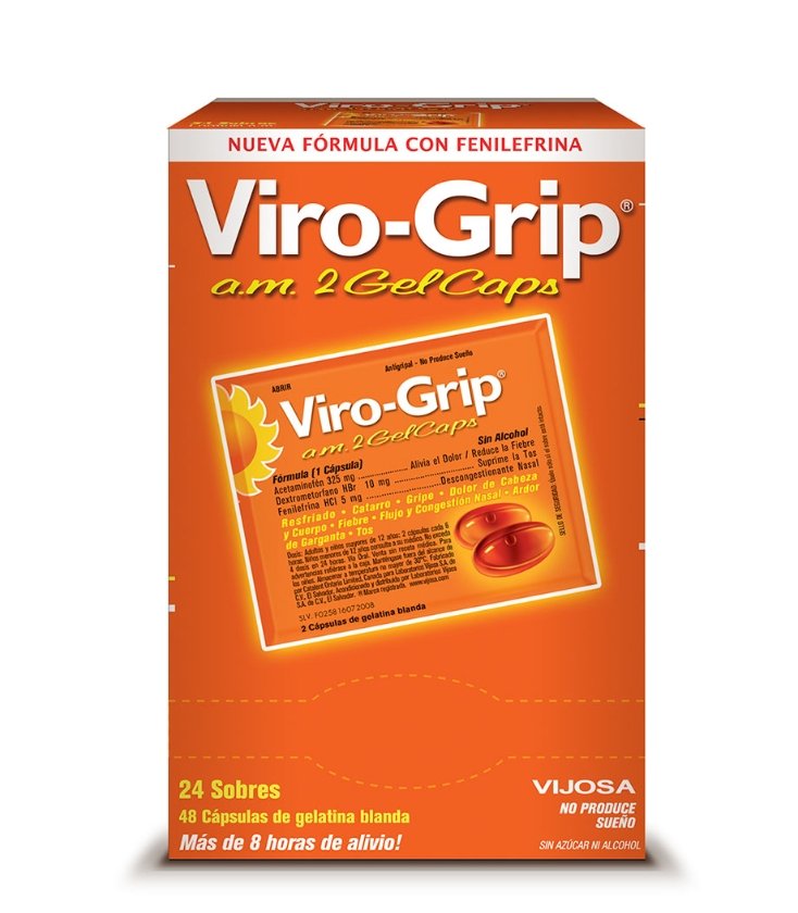 Virogrip Gel Dia x24 sobres
