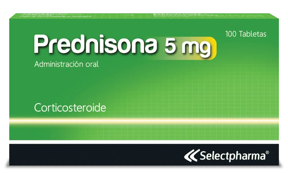 Prednisona tab. 5mg caja x100 selectpharma