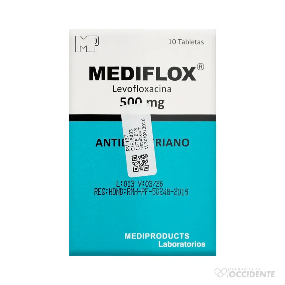 mediflox caja x10 tab