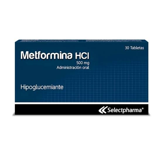 metformina de 500mg x30tab select