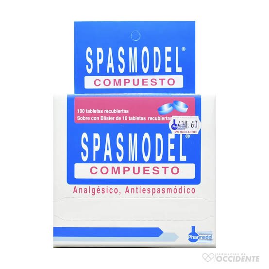 Spasmodel Compuesto x1 tabletas