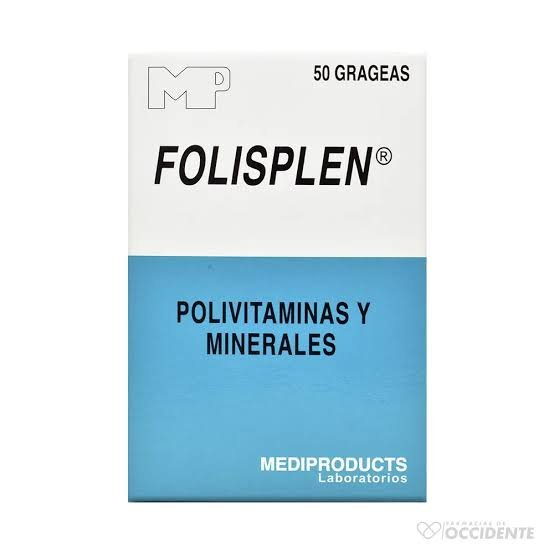 Folisplen x50 grageas