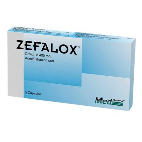 Zefalox cap 400mg caja x5 Med Pharma