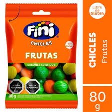Chicles de frutas 90g