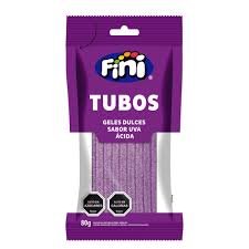Tubos de uva acida 80g