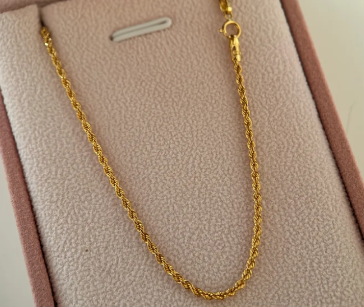 CADENA LAZO 2MM ORO AMARILLO ITALY 18K 60CM - 2,08GR