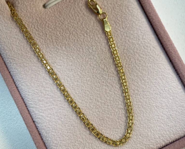 CADENA CHINA UN CARRIL 2.3MM ORO AMARILLO ITALY 18K 45CM - 3,18GR