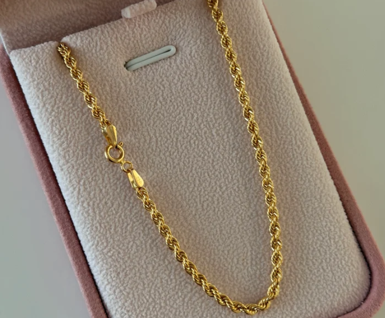 CADENA LAZO 3MM ORO AMARILLO ITALY 18K 45CM - 3,99GR