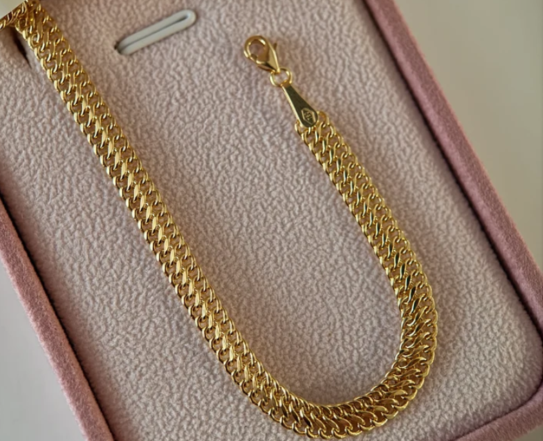 PULSERA SEDUSA 5MM ORO AMARILLO ITALY 18K 19CM - 3,88GR