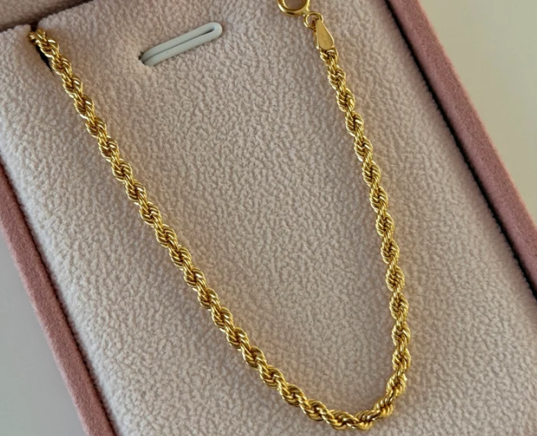 PULSERA LAZO 2.5MM ORO AMARILLO ITALY 18K 19CM - 1,89GR