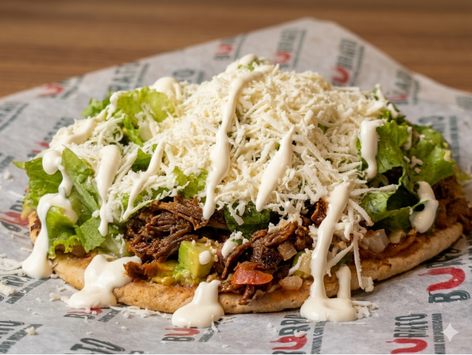 Arepa mexicana pollo