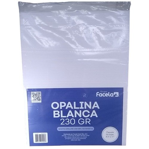 Impresión papel opalina