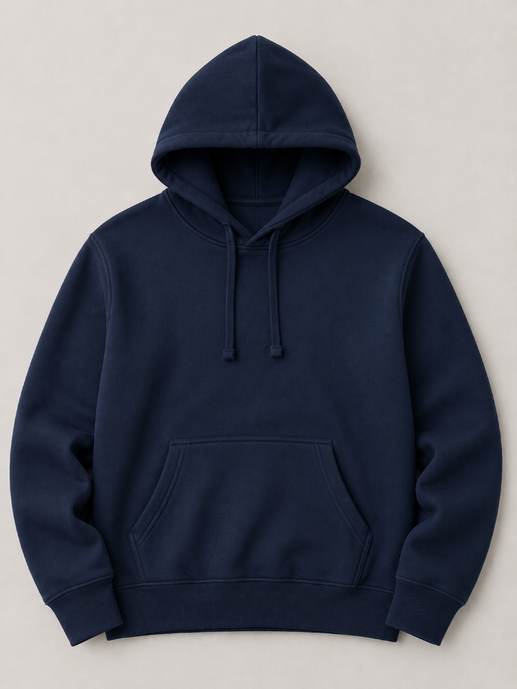 BUZO CAPOTA BÁSICO AZUL OSCURO