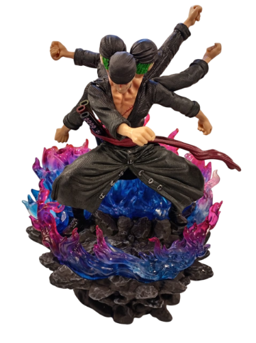 ZORO 3 CABEZAS NEGRA