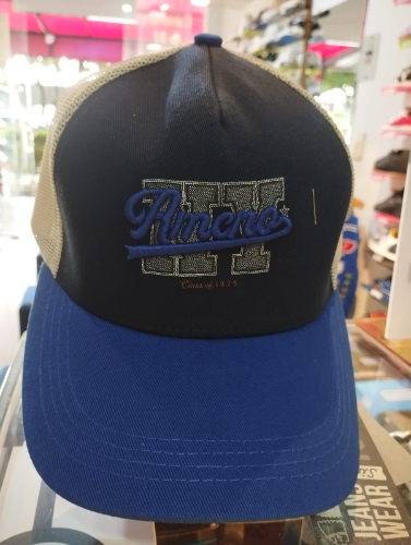 GORRA TRUCKER CONTRASTE B AZUL