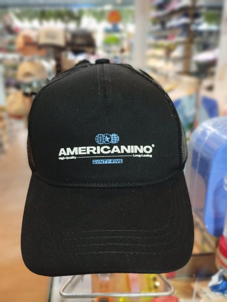 GORRA AMERICANINO NEGRO